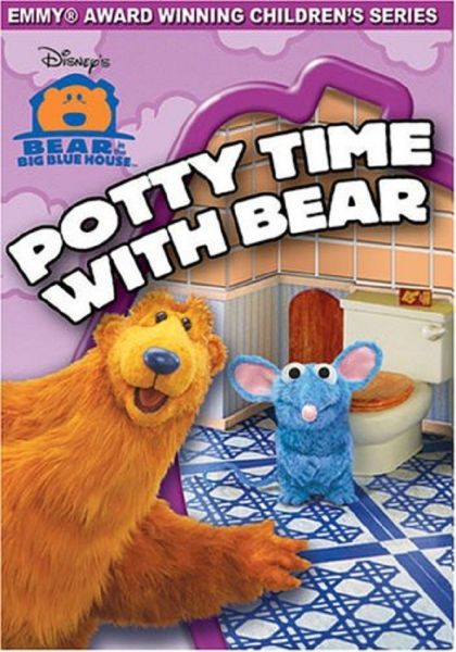 Disneys Bear In The Big Blue House Potty Time With Bear Vhs Very Rare ...